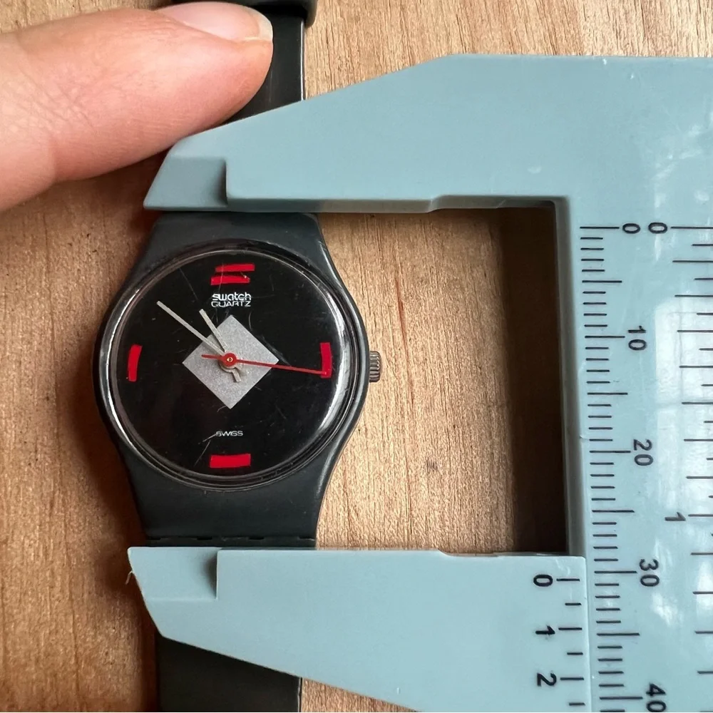 Vintage 1984 Swatch Mah-Jong  LA101 Swiss Watch NEW BATTERY
